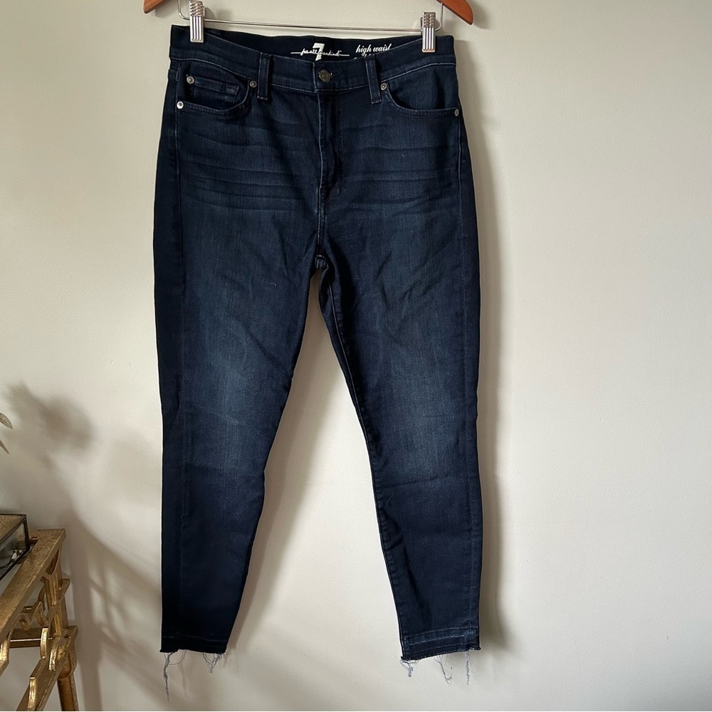 7  for all Mankind | High Waist Ankle Geneveve Jeans